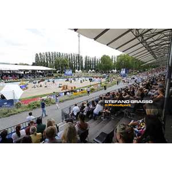 LGCT of Berlin - general view, arena view, panoramic view, wide view, full house, crowd, public - Berlin, Sommergarten - 27 July 2019 - ph.Stefano Grasso/LGCT