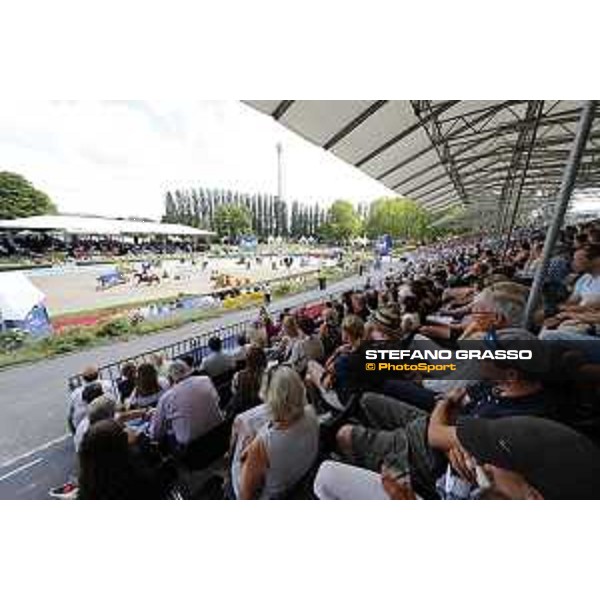 LGCT of Berlin - general view, arena view, panoramic view, wide view, full house, crowd, public - Berlin, Sommergarten - 27 July 2019 - ph.Stefano Grasso/LGCT