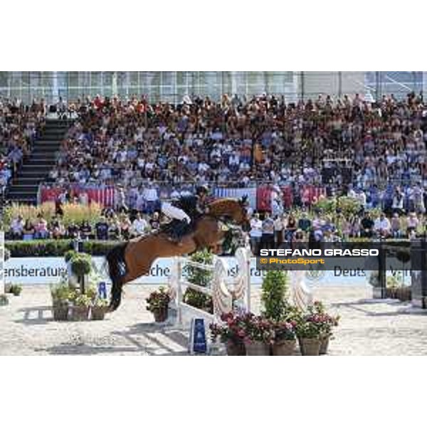 LGCT of Berlin - Grand Prix - Roger Yves Bost (FRA) on Castleforbes Talitha - Berlin, Sommergarten - 27 July 2019 - ph.Stefano Grasso/LGCT