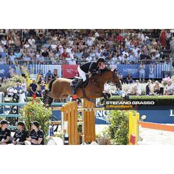 LGCT of Berlin - Grand Prix - Kevin Staut (FRA) on For Joy van?t Zorgvliet HDC - Berlin, Sommergarten - 27 July 2019 - ph.Stefano Grasso/LGCT