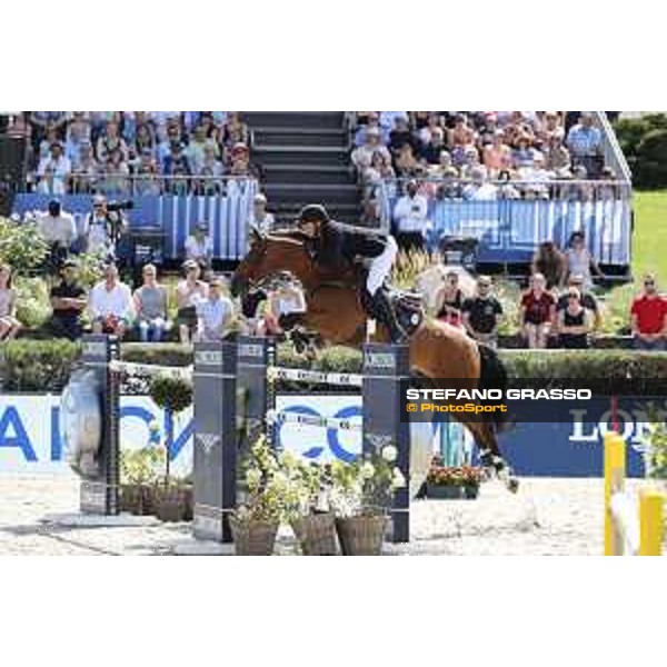 LGCT of Berlin - Grand Prix - Kevin Staut (FRA) on For Joy van?t Zorgvliet HDC - Berlin, Sommergarten - 27 July 2019 - ph.Stefano Grasso/LGCT