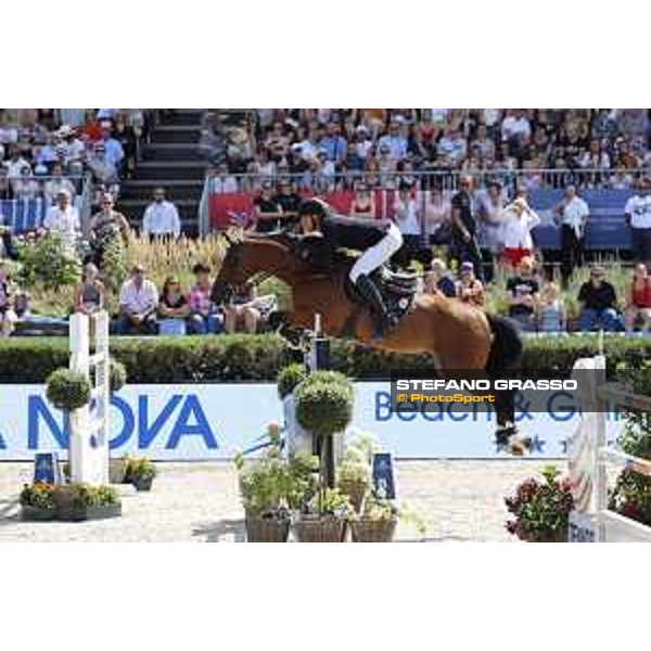 LGCT of Berlin - Grand Prix - Kevin Staut (FRA) on For Joy van?t Zorgvliet HDC - Berlin, Sommergarten - 27 July 2019 - ph.Stefano Grasso/LGCT