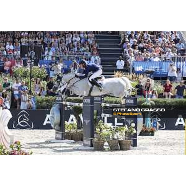 LGCT of Berlin - Grand Prix - Daniel Deusser (GER) on Jasmien v. Bisschop - Berlin, Sommergarten - 27 July 2019 - ph.Stefano Grasso/LGCT