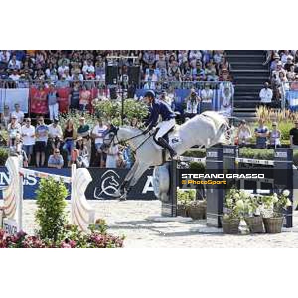 LGCT of Berlin - Grand Prix - Daniel Deusser (GER) on Jasmien v. Bisschop - Berlin, Sommergarten - 27 July 2019 - ph.Stefano Grasso/LGCT