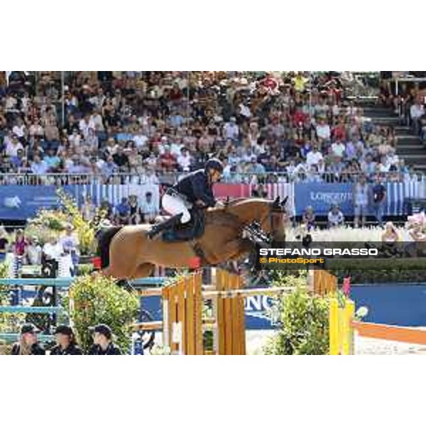 LGCT of Berlin - Grand Prix - Roger Yves Bost (FRA) on Castleforbes Talitha - Berlin, Sommergarten - 27 July 2019 - ph.Stefano Grasso/LGCT