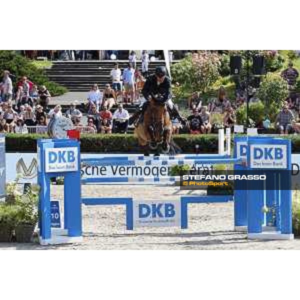 LGCT of Berlin - Grand Prix - Roger Yves Bost (FRA) on Castleforbes Talitha - Berlin, Sommergarten - 27 July 2019 - ph.Stefano Grasso/LGCT