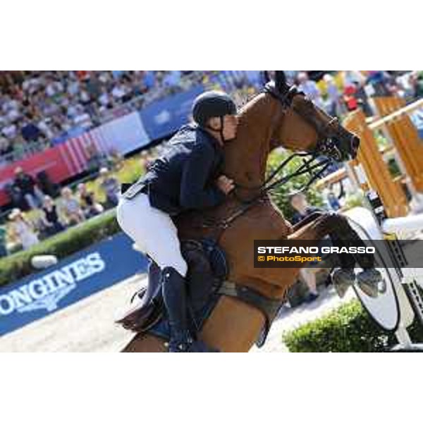 LGCT of Berlin - Grand Prix - Roger Yves Bost (FRA) on Castleforbes Talitha - Berlin, Sommergarten - 27 July 2019 - ph.Stefano Grasso/LGCT
