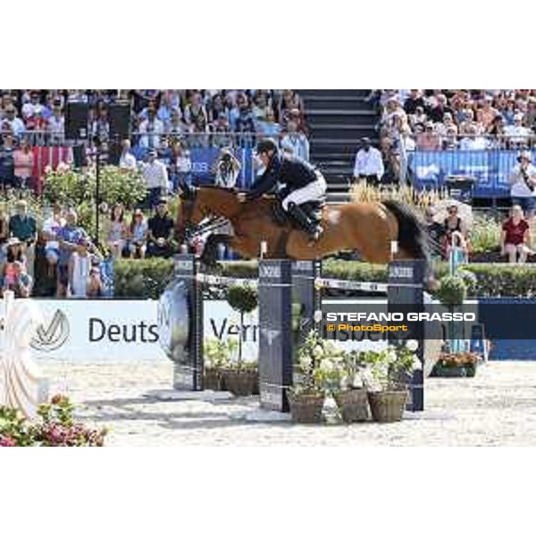 LGCT of Berlin - Grand Prix - Roger Yves Bost (FRA) on Castleforbes Talitha - Berlin, Sommergarten - 27 July 2019 - ph.Stefano Grasso/LGCT