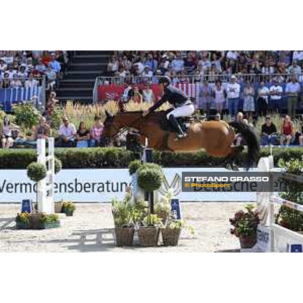 LGCT of Berlin - Grand Prix - Roger Yves Bost (FRA) on Castleforbes Talitha - Berlin, Sommergarten - 27 July 2019 - ph.Stefano Grasso/LGCT