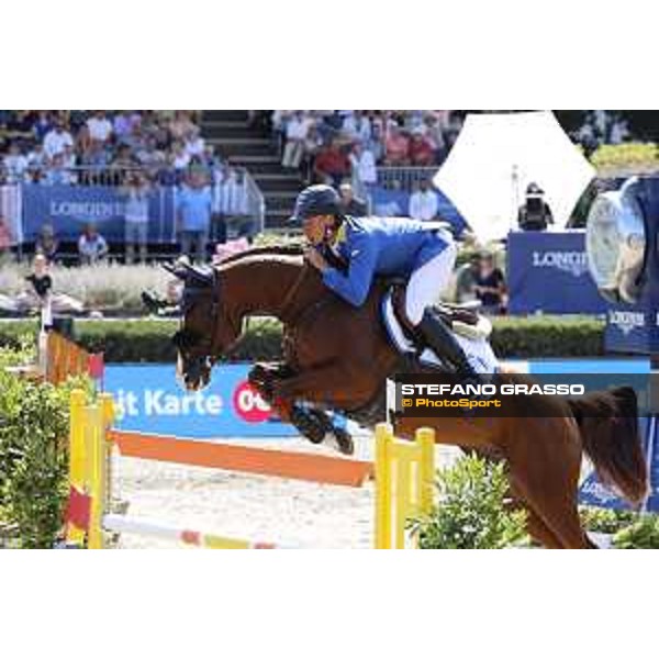 LGCT of Berlin - Grand Prix - Christian Ahlmann (GER) on Take A Chance on me Z - Berlin, Sommergarten - 27 July 2019 - ph.Stefano Grasso/LGCT