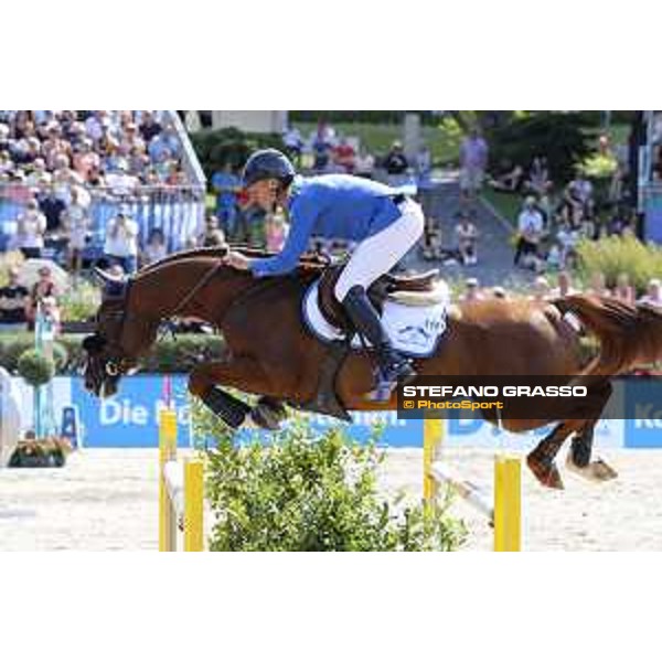 LGCT of Berlin - Grand Prix - Christian Ahlmann (GER) on Take A Chance on me Z - Berlin, Sommergarten - 27 July 2019 - ph.Stefano Grasso/LGCT