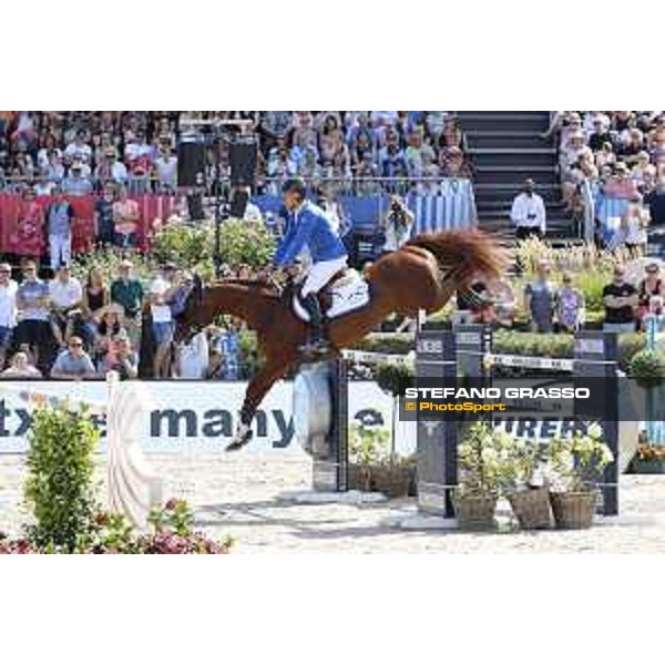 LGCT of Berlin - Grand Prix - Christian Ahlmann (GER) on Take A Chance on me Z - Berlin, Sommergarten - 27 July 2019 - ph.Stefano Grasso/LGCT