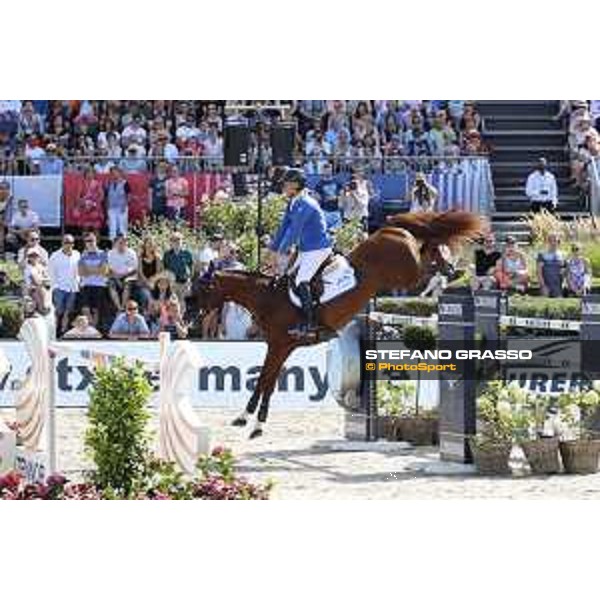 LGCT of Berlin - Grand Prix - Christian Ahlmann (GER) on Take A Chance on me Z - Berlin, Sommergarten - 27 July 2019 - ph.Stefano Grasso/LGCT