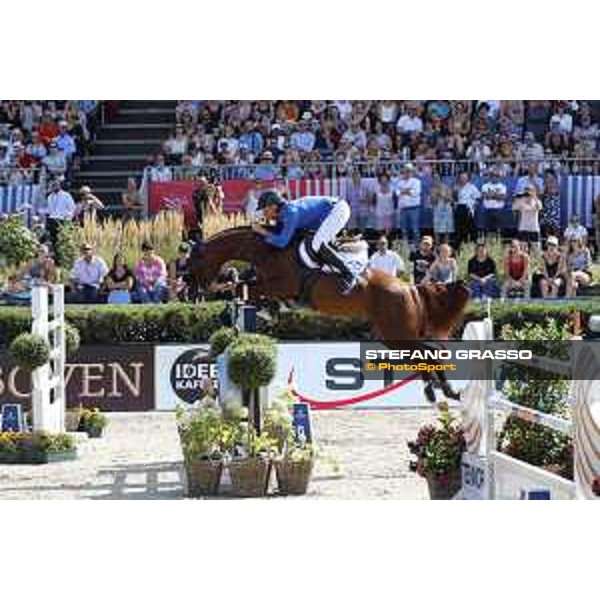 LGCT of Berlin - Grand Prix - Christian Ahlmann (GER) on Take A Chance on me Z - Berlin, Sommergarten - 27 July 2019 - ph.Stefano Grasso/LGCT