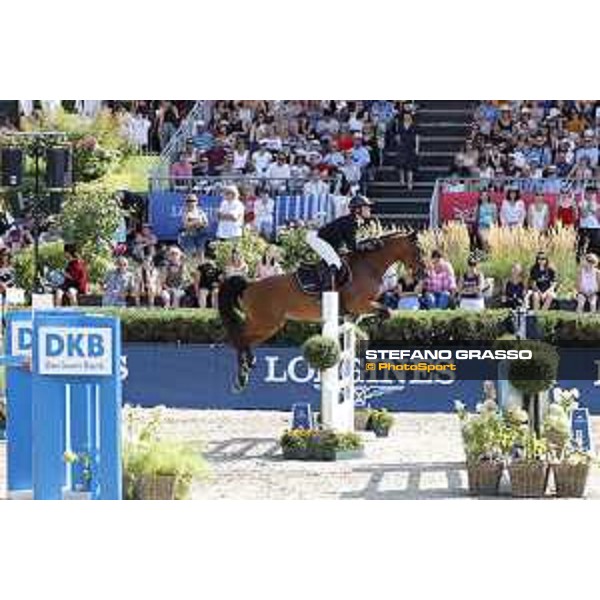 LGCT of Berlin - Grand Prix - Titouan Schumacher (FRA) on Atome Z - Berlin, Sommergarten - 27 July 2019 - ph.Stefano Grasso/LGCT