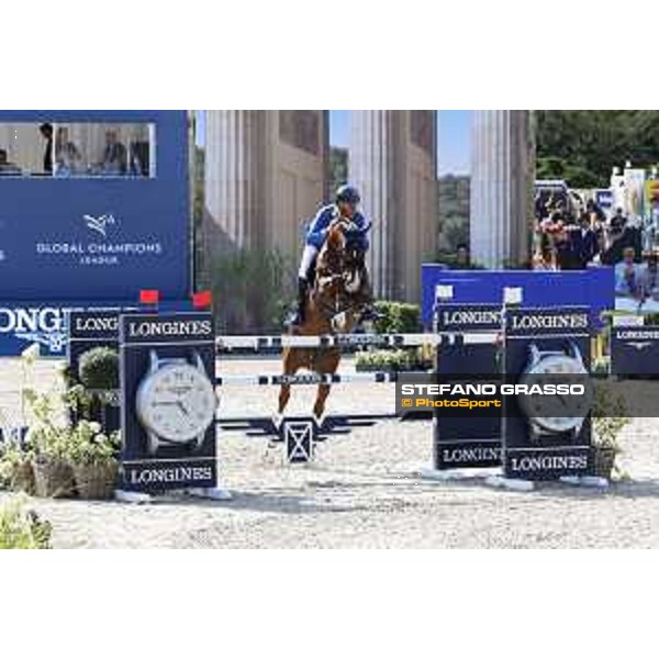 LGCT of Berlin - Grand Prix - Christian Ahlmann (GER) on Take A Chance on me Z - Berlin, Sommergarten - 27 July 2019 - ph.Stefano Grasso/LGCT