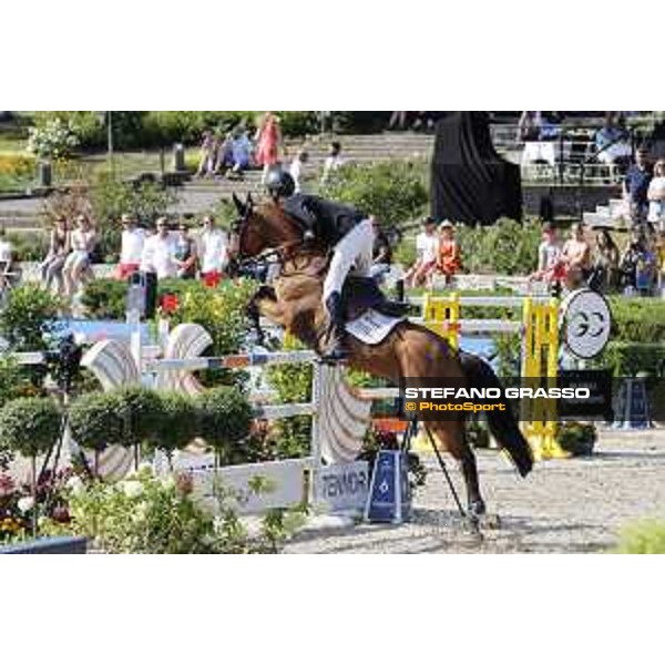 LGCT of Berlin - Grand Prix - Frank Schuttert (NED) on Queensland E - Berlin, Sommergarten - 27 July 2019 - ph.Stefano Grasso/LGCT