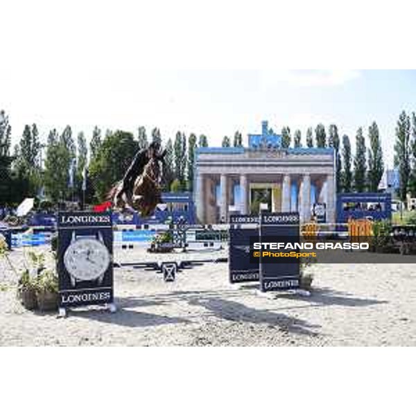 LGCT of Berlin - Grand Prix - Emanuele Gaudiano (ITA) on Kingston van het Eikenhof - Berlin, Sommergarten - 27 July 2019 - ph.Stefano Grasso/LGCT