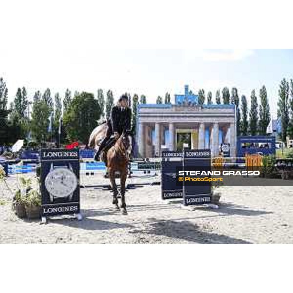 LGCT of Berlin - Grand Prix - Emanuele Gaudiano (ITA) on Kingston van het Eikenhof - Berlin, Sommergarten - 27 July 2019 - ph.Stefano Grasso/LGCT