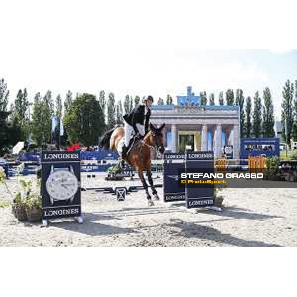 LGCT of Berlin - Grand Prix - Frank Schuttert (NED) on Queensland E - Berlin, Sommergarten - 27 July 2019 - ph.Stefano Grasso/LGCT