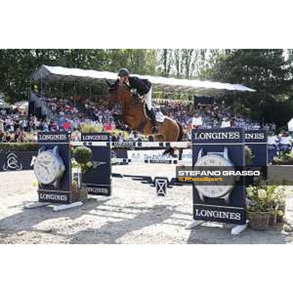 LGCT of Berlin - Grand Prix - Frank Schuttert (NED) on Queensland E - Berlin, Sommergarten - 27 July 2019 - ph.Stefano Grasso/LGCT