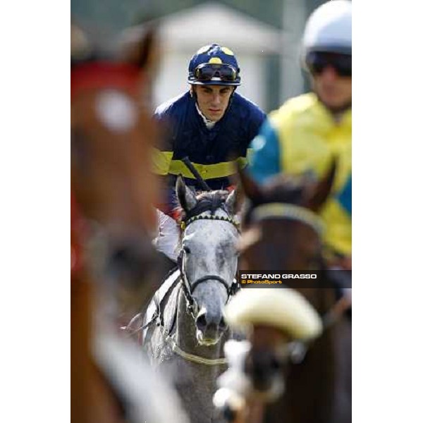 Silvano Mulas comes back on Secret de Vie afte the finish of the Premio Mario Incisa della Rocchetta Milano, 20th june 2009 ph. Stefano Grasso