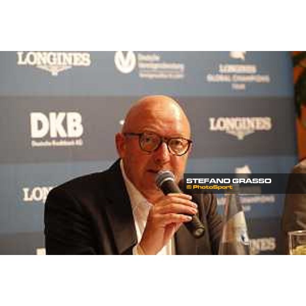 LGCT of Berlin - Grand Prix Press conference - Volker Wullf - Berlin, Sommergarten - 27 July 2019 - ph.Stefano Grasso/LGCT