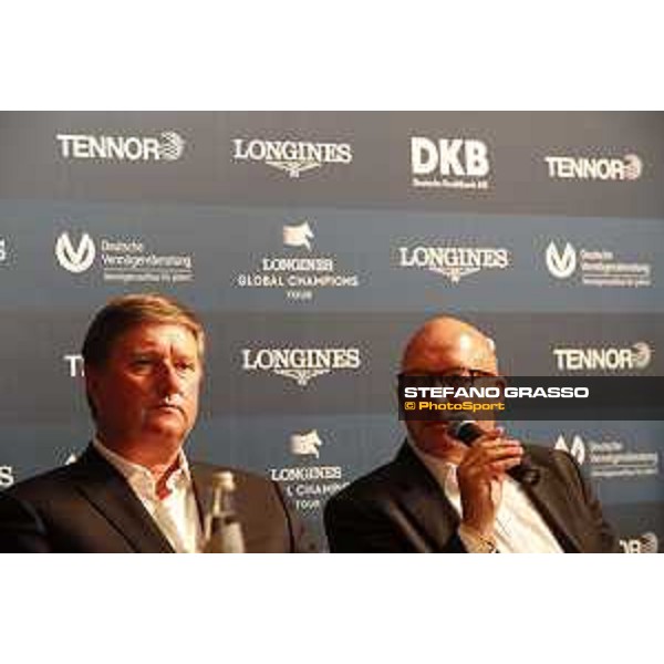 LGCT of Berlin - Grand Prix Press conference - Jan Tops, Volker Wullf - Berlin, Sommergarten - 27 July 2019 - ph.Stefano Grasso/LGCT