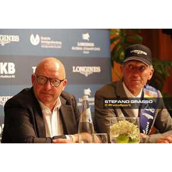 LGCT of Berlin - Grand Prix Press conference - Volker Wullf, Ludger Beerbaum (GER) - Berlin, Sommergarten - 27 July 2019 - ph.Stefano Grasso/LGCT