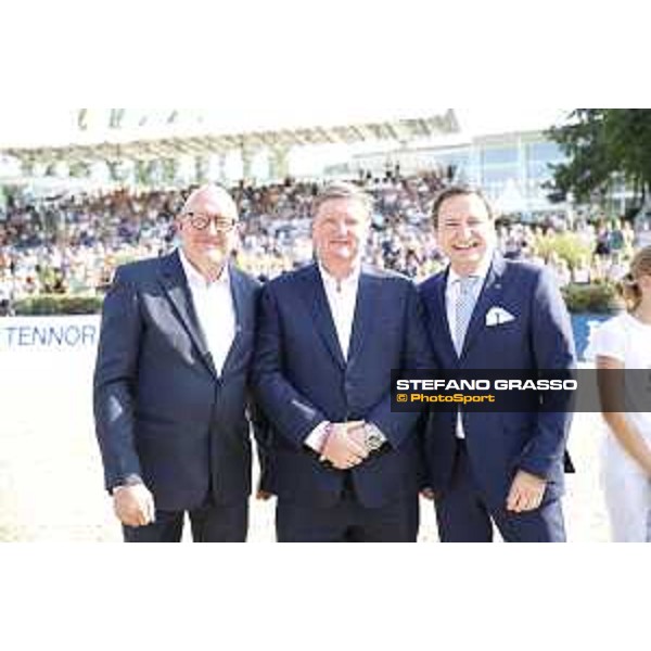 LGCT of Berlin - Grand Prix Prize giving ceremony - Volker Wullf, Jan Tops, Rainer Eckhert - Berlin, Sommergarten - 27 July 2019 - ph.Stefano Grasso/LGCT