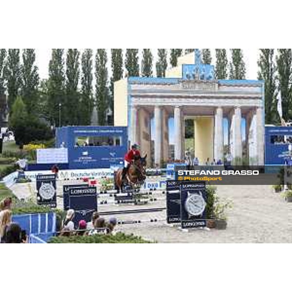 LGCT of Berlin - Pius Schwizer (SUI) on Living The Dream - Berlin, Sommergarten - 28 July 2019 - ph.Stefano Grasso/LGCT