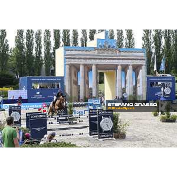 LGCT of Berlin - Cindy van der Straten (BEL) on Urban de Rohan - Berlin, Sommergarten - 28 July 2019 - ph.Stefano Grasso/LGCT