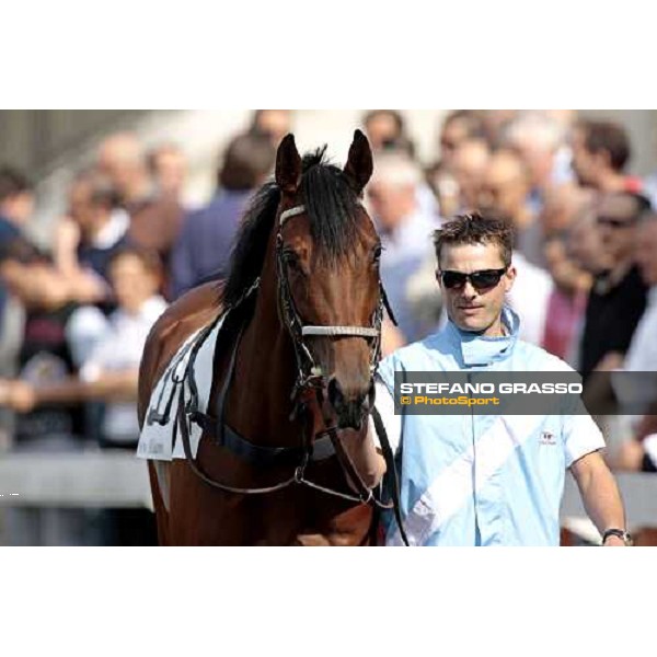 a close up for Lady Alida and her groom winners of Premio Mario Incisa della Rocchetta Milano, 20th june 2009 ph. Stefano Grasso