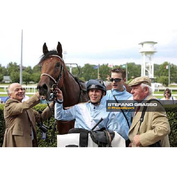 the winning connection of Lady Alida winners of Premio Mario Incisa della Rocchetta Milano, 20th june 2009 ph. Stefano Grasso