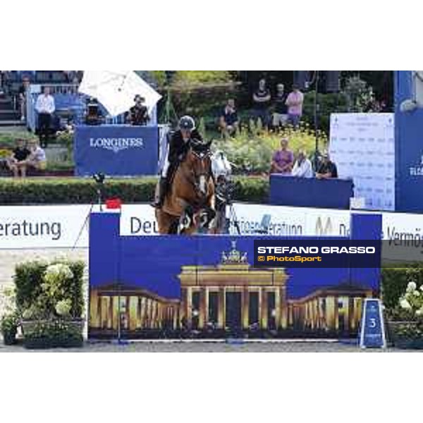 LGCT of Berlin - Cindy van der Straten (BEL) on Urban de Rohan - Berlin, Sommergarten - 28 July 2019 - ph.Stefano Grasso/LGCT