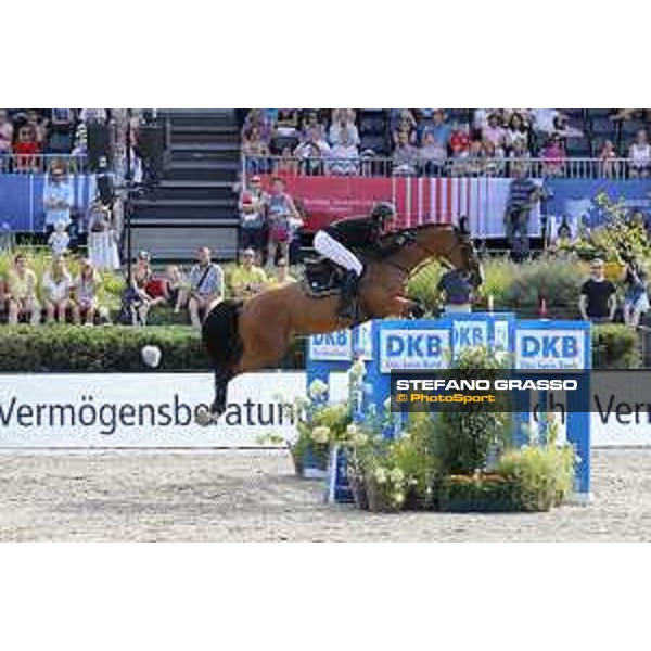 LGCT of Berlin - Cindy van der Straten (BEL) on Urban de Rohan - Berlin, Sommergarten - 28 July 2019 - ph.Stefano Grasso/LGCT