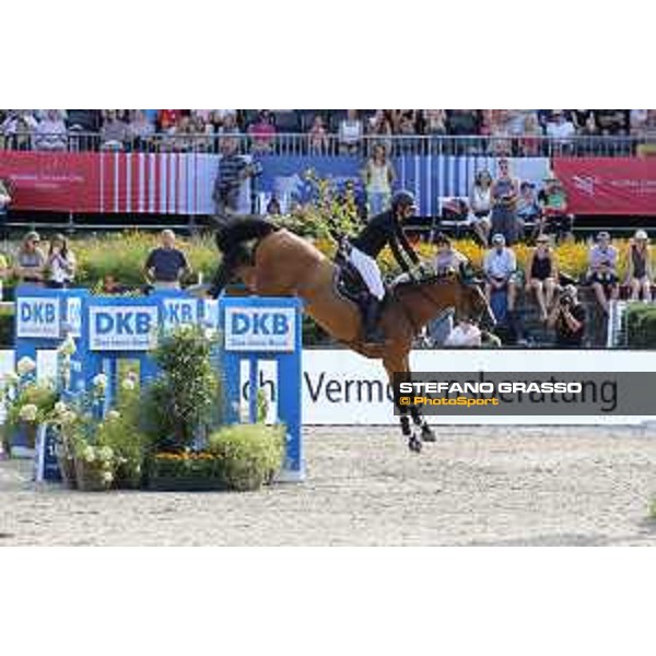 LGCT of Berlin - Cindy van der Straten (BEL) on Urban de Rohan - Berlin, Sommergarten - 28 July 2019 - ph.Stefano Grasso/LGCT