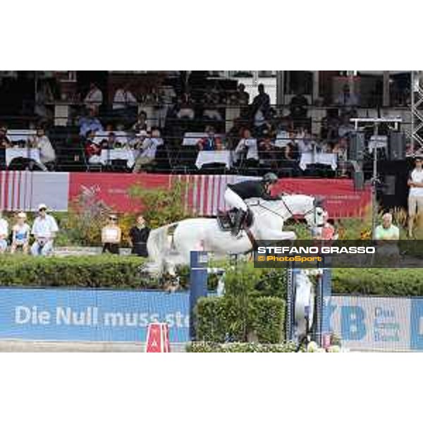 LGCT of Berlin - Gerco Schroder (NED) on Glock?s Cognac Champblanc - Berlin, Sommergarten - 27 July 2019 - ph.Stefano Grasso/LGCT