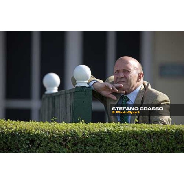 trainer Luciano D\' Auria pictured at San Siro Milano, 20th june 2009 ph. Stefano Grasso