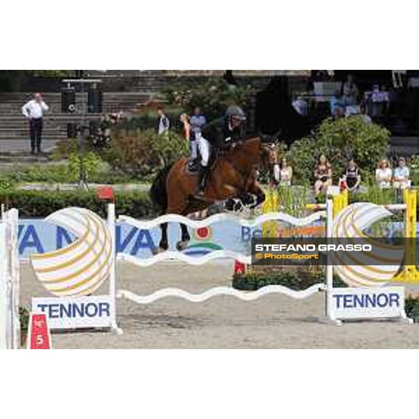 LGCT of Berlin - Cindy van der Straten (BEL) on Urban de Rohan - Berlin, Sommergarten - 27 July 2019 - ph.Stefano Grasso/LGCT