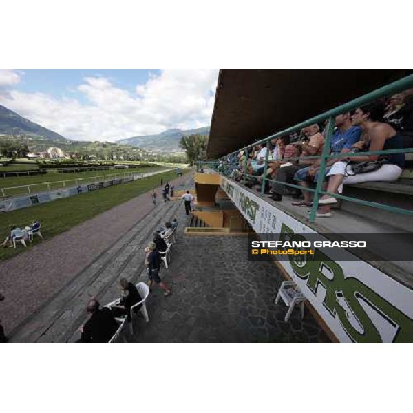a wide view of the straight of Merano Maia racetrack Merano, 21st june 2009 ph. Stefano Grasso