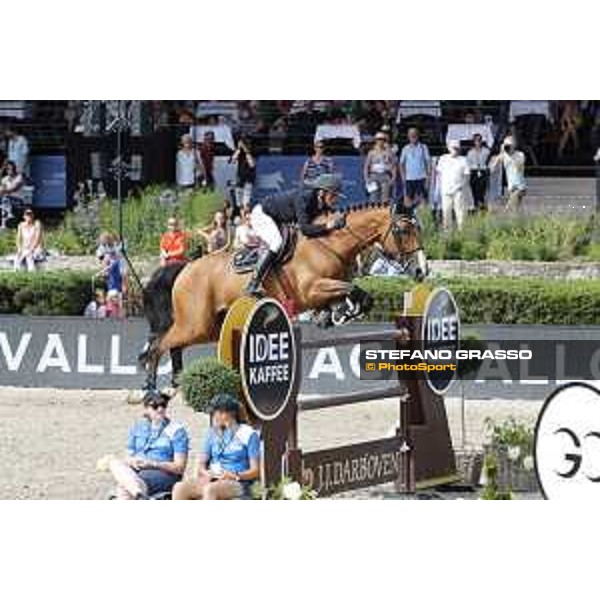 LGCT of Berlin - Cindy van der Straten (BEL) on Urban de Rohan - Berlin, Sommergarten - 28 July 2019 - ph.Stefano Grasso/LGCT