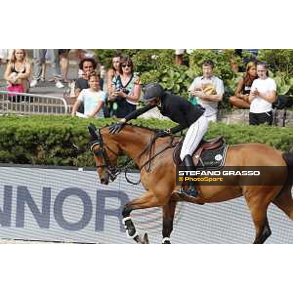LGCT of Berlin - Cindy van der Straten (BEL) on Urban de Rohan - Berlin, Sommergarten - 28 July 2019 - ph.Stefano Grasso/LGCT