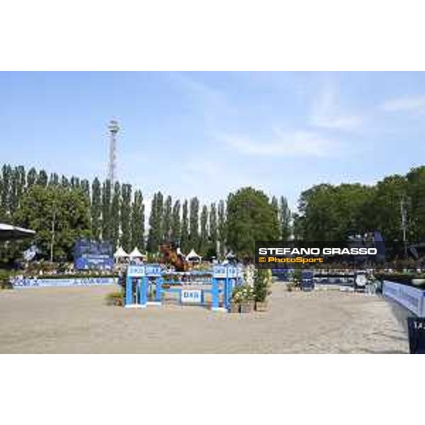 LGCT of Berlin - Cindy van der Straten (BEL) on Urban de Rohan - Berlin, Sommergarten - 28 July 2019 - ph.Stefano Grasso/LGCT