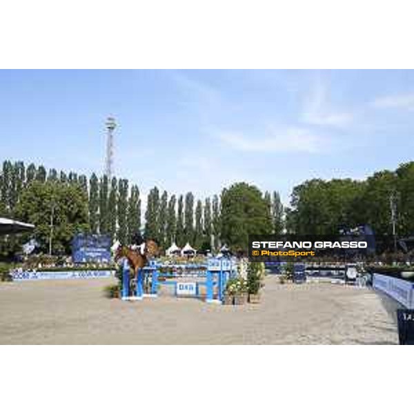 LGCT of Berlin - Cindy van der Straten (BEL) on Urban de Rohan - Berlin, Sommergarten - 28 July 2019 - ph.Stefano Grasso/LGCT