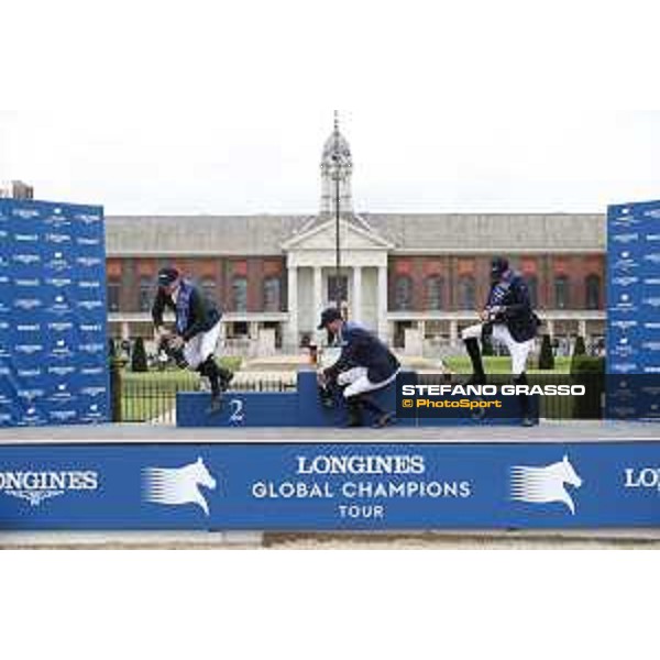LGCT of London - Grand Prix - Prize giving ceremony - Champagne shower - London, Royal Hospital Chelsea - 3 August 2019 - ph.Stefano Grasso/LGCT