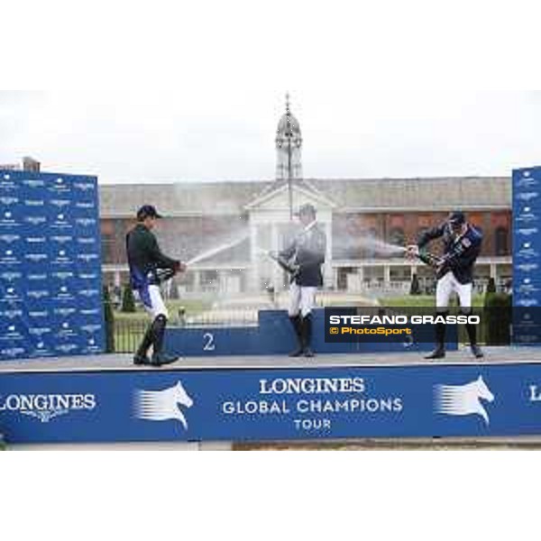 LGCT of London - Grand Prix - Prize giving ceremony - Champagne shower - London, Royal Hospital Chelsea - 3 August 2019 - ph.Stefano Grasso/LGCT