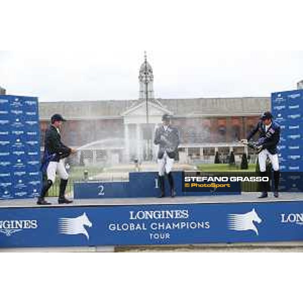 LGCT of London - Grand Prix - Prize giving ceremony - Champagne shower - London, Royal Hospital Chelsea - 3 August 2019 - ph.Stefano Grasso/LGCT
