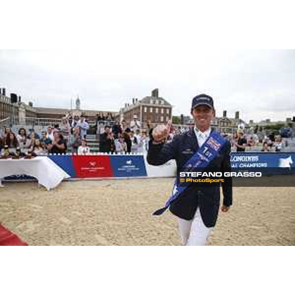 LGCT of London - Grand Prix - Prize giving ceremony - Ben Maher (GBR) - London, Royal Hospital Chelsea - 3 August 2019 - ph.Stefano Grasso/LGCT