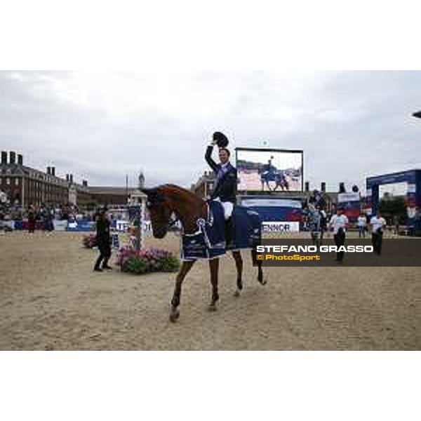 LGCT of London - Grand Prix - Prize giving ceremony - Ben Maher (GBR) - London, Royal Hospital Chelsea - 3 August 2019 - ph.Stefano Grasso/LGCT